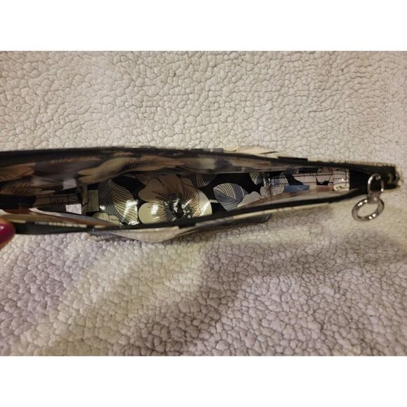 Vera Bradley Camilla Clear Plastic Cosmetic Bag Toiletry Makeup Pouch Retired - Picture 6 of 7